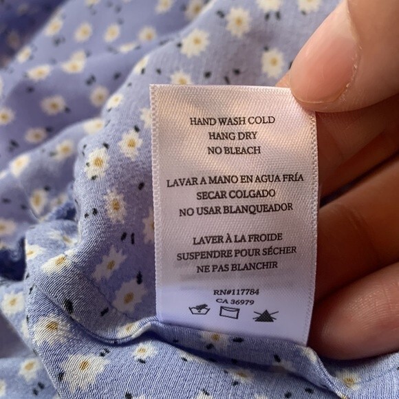 NWOT Rails | Sophia Sky Blue Daisies Button Up Romper NO BELT L - Picture 12 of 14